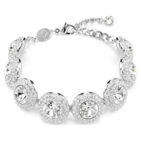 Una Angelic-armbånd, hvitt, rhodiumbelagt Una Angelic-armbånd, hvitt, rhodiumbelagt