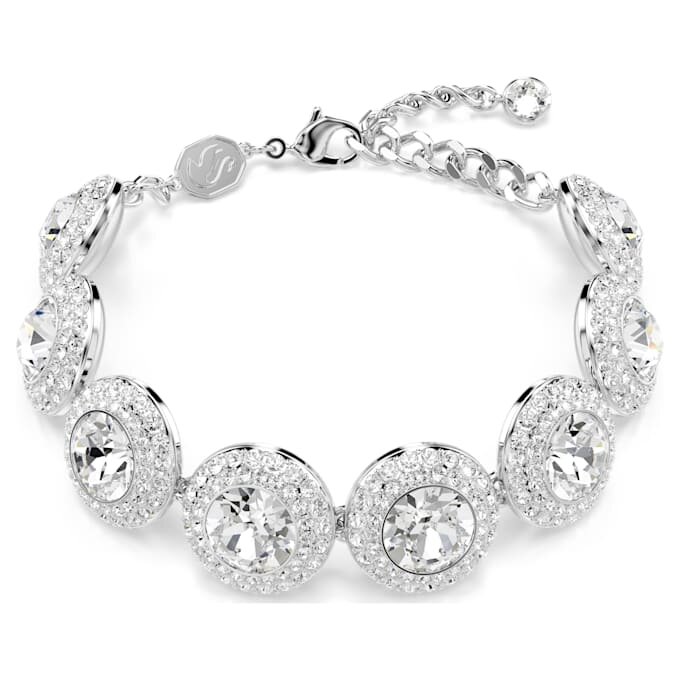 Una Angelic-armbånd, hvitt, rhodiumbelagt Una Angelic-armbånd, hvitt, rhodiumbelagt