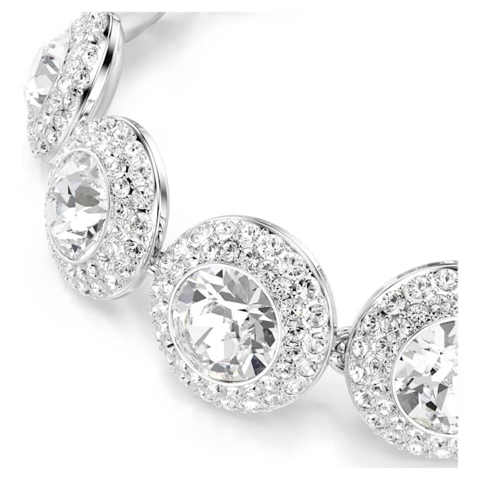 Una Angelic-armbånd, hvitt, rhodiumbelagt Una Angelic-armbånd, hvitt, rhodiumbelagt