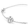 Una Angelic-armbånd med rundslipte, dobbeltsidige motiver, hvitt, rhodiumbelagt