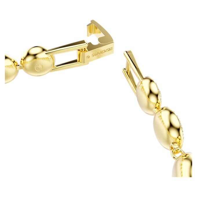 Una Angelic-armbånd, rundslipt, karamellfarget, gullbelagt Una Angelic-armbånd, rundslipt, karamellfarget, gullbelagt