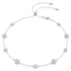 Una Angelic halskjede med rundslipte, dobbeltsidige motiver, hvitt, rhodiumbelagt Una Angelic halskjede med rundslipte, dobbeltsidige motiver, hvitt, rhodiumbelagt