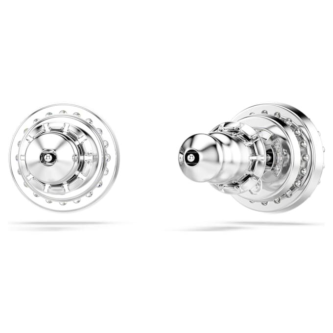 Una Angelic Øredobber, rundslipning, pavé, hvit, rhodiumbelagt Una Angelic Øredobber, rundslipning, pavé, hvit, rhodiumbelagt