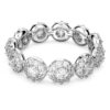 Una Angelic-ring, rundslipt, hvit, rhodiumbelagt Una Angelic-ring, rundslipt, hvit, rhodiumbelagt