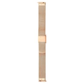 Urem med bredde på 13 mm (0,51″), metall, rosagullfarget, rosagullfarget overflate Urem med bredde på 13 mm (0,51″), metall, rosagullfarget, rosagullfarget overflate